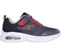 Skechers Microspec Max Advance -Squad-Pacer Chaussures Moyen Width en Gris Anthracite/Noir, Pointure 32