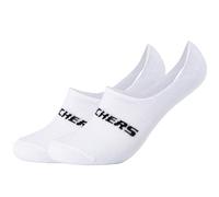 Skechers SK44008 Socquettes, Blanc (Blanc 1000), 35-38 (Lot de 2) Homme