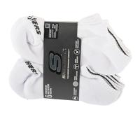 Skechers Lot de 6 paires de chaussettes basses Core S118209-WHT, blanches, UE