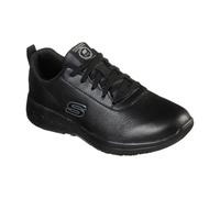 Skechers Women's Marsing Gmina Food Service Shoe, Black Prime Asia Leather, 40 EU