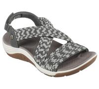 Skechers Martha Stewart Reggae Cup-Coastal Trail Sandales plates pour femme, vert olive, 35 EU