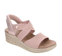 Skechers Martha Stewart's Beverlee Lux-Striking Beauty Sandales compensées mains libres pour femme, rose, 35 EU