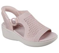 Skechers Martha Stewart's Pier-lite-Park Path Sandales compensées mains libres pour femme, rose poudré, 41 EU