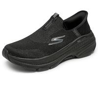Skechers Max Cushioning Arch Fit 2.0 Cambridge Baskets Mains-Libres pour Femme, Bordure en Textile Noir., 36 EU