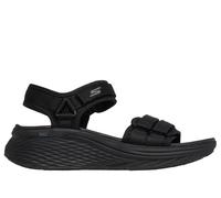 Skechers Max Cushioning Elite 2.0 Sandal - Jessie Chaussures Moyen Width en Noir, Pointure 37, Vegan, Lavable en machine