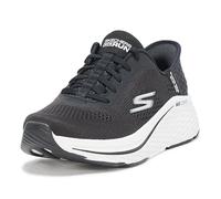 Skechers Max Cushioning Elite 2.0 Vanish Baskets mains libres pour femme, noir/blanc, 9