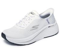 Skechers Max Cushioning Elite 2.0 Vanish Chaussures Mains Libres, Blanc/Noir, 38 EU