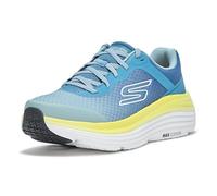 Skechers Max Cushioning Endeavour Baskets pour Hommes, Bleu Marine/Vert Citron, 42 EU