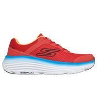 Skechers Max Cushioning Endeavour Chaussures Moyen Width en Orange/Bleu, Pointure 45.5, Vegan, Lavable en machine
