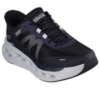 Skechers Max Cushioning Glide Step Aberdeen Baskets Mains-Libres pour Homme, Noir/Gris, 10 X-Wide