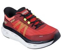 Skechers Max Cushioning Glide Step Aberdeen Hands Free Slip-ins Baskets pour Homme, Rouge/Noir, 46 EU