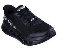 Skechers Max Cushioning Glide Step Advert Baskets à Enfiler Mains Libres pour Homme, Noir/Noir, 42 EU