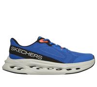 Skechers Max Cushioning Glide-Step - Fairmont Chaussures Moyen Width en Bleu/Orange, Pointure 41