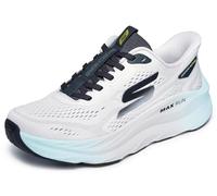 Skechers Max Run, Baskets Homme, Gris Charbon Textile, 43 EU