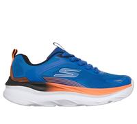 Skechers Max Run - Paceweaver Chaussures Moyen Width en Bleu/Orange, Pointure 32