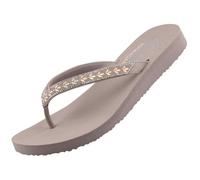Skechers Meditation Lucky One Tongs pour femme, gris, 41 EU