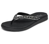 Skechers Meditation Luxe - Floral Embellished Sandale plateFemme | Semelle intérieure rembourrée en mousse de luxe, soutien de la voûte plantaire, matériaux végétaliens