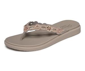 Skechers Meditation Luxe - Rhinestone Laser Cut Sandale plateFemme