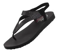 Skechers Meditation Vibrant Glow Tongs pour femme, Noir , 38 EU
