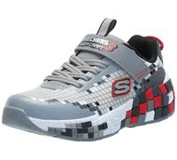 SKECHERS Baskets 'MEGA-CRAFT 3.0' gris / gris clair / rouge / blanc, Taille 33