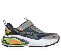 Skechers Mega-Craft 4K Chaussures Moyen Width en Gris/Vert-Lime, Pointure 28.5, Lavable en machine