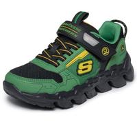 Skechers Mega-Flex Lite Baskets pour garçon Synthétique/Textile/Jaune TR Vert et Noir Pointure 38