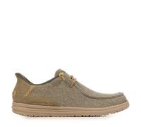 Skechers Homme Melson Coronado Fashion-Sneakers, Khaki Canvas, 42.5 EU