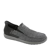 Skechers Melson-Bentin Mocassins Mains Libres pour Homme, Noir, 41.5 EU