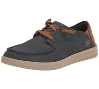Skechers Melson Planon Homme, Bleu Marine, 12 X-Wide