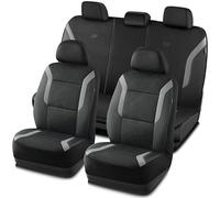 Skechers Memory Foam™ Housses de siège de Voiture en Maille Air Cool, Housses de siège épaisses, Ensemble Complet, compatibles avec Les airbags, Confort et Protection pour la Plupart des Voitures,