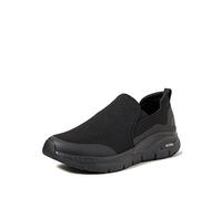 Skechers Men's Arch Fit Banline Oxford, Black/Black, 10.5 4E US