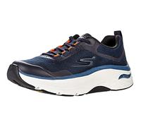 Skechers Men's Arch Fit Sneaker, Bleu Marine/Orange., 7.5 UK X-Wide