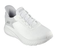 Skechers Homme Hands-Free Slip-ins Bobs Squad Chaos Tough Walk Basket, Maille Blanc cassé, 40 EU