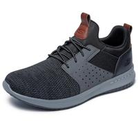 Skechers Baskets Homme Classic Fit Delson-Camben Noir/Gris 42 EU Large