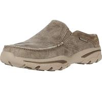 Skechers Men's Creston-Slip on Canvas Loafer, Khaki, 8.5 Medium US
