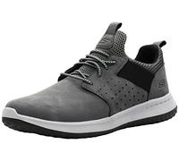 Skechers Men's Delson-Axton Sneaker, Grey/Black, 9 M US
