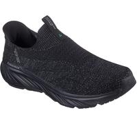 Skechers Men's Engineered Knitted Slip On Trainers Noir/Noir 10 (45) Male