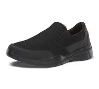 Skechers Men's Equalizer 3.0 Slip On Trainers, Black (Black Mesh/Pu/Trim Bbk), 8 UK (42 EU)