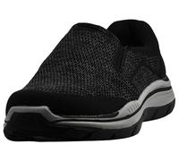 Skechers Men's Expected 2.0-Arago Slip on Canvas Loafer, Black, Numeric_10