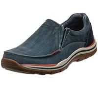 Skechers Homme Expected Avillo Mocassin, Bleu Marine, 40 EU
