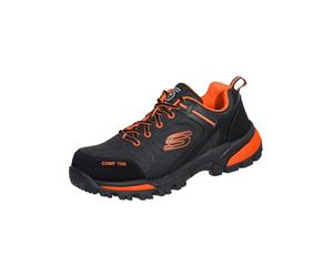 Skechers Men's Galton Pending Construction Boot, noir/orange, 46 EU