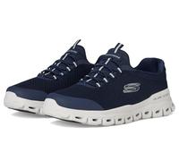 Skechers Glide-Step - Sylo Chaussures Moyen Width en Bleu Marine, Pointure 45.5, Vegan, Lavable en machine