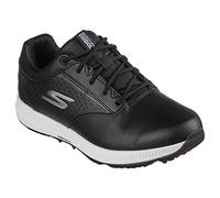 Skechers Men's Go Golf Elite 5 Legend Trainers, Black Leather White Trim, 45.5 EU