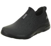 Skechers Homme Go Walk Arch Fit Linear Axis 2.0 Basket, Noir, 46 EU