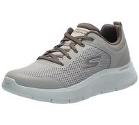 Skechers Men's Go Walk Flex Independent Trainers, Tan Synthetic Textile, 42 EU