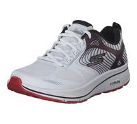 Skechers Men's GOrun Consistent-Athletic Workout Running Walking Shoe Sneaker with Air Cooled Foam, White/Black/Red 2, 8