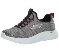 Skechers Men's Gowalk Flex-Athletic Slip-on Casual Walking Shoes with Air Cooled Foam Sneakers, White/Black 2, 16 X-Wide