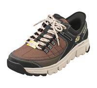Skechers Homme Slip-ins Mains Libres Summits à Basket, Bordure en Maille synthétique Marron Taupe, 42 EU