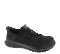 Skechers Men's Hands Free Slip-Ins Tilido Fletchit Comp Toe Construction Shoe, Black, 10 Wide