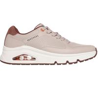 Skechers Men's Leather Decorative Stitch Low-Top Trainers Taupe 7 (41) Male